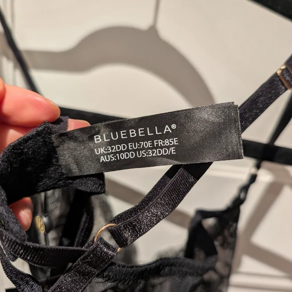 Bluebella Black Lace Bra Bodysuit - Picture 7 of 7